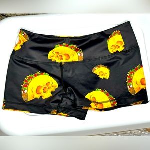 Feed me fight me Taco Tuesday shorts size small